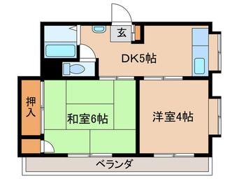 間取図 リ－ジェント仲池上