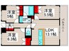 カーサフェリス西新井(501) 3LDKの間取り