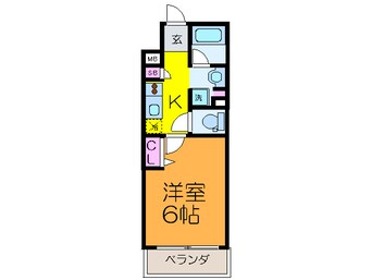 間取図 ﾌﾟﾚ-ﾙ･ﾄﾞｩ-ｸ東京NORTH Ⅳ(407)