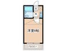 ネオパレス中瀬 1Kの間取り