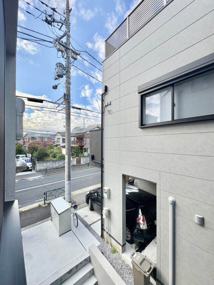 室内からの展望 ＠下石神井