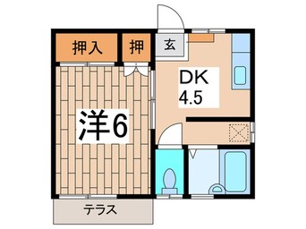 間取図 舘花ハイツ