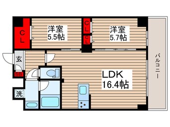 間取図 アルファコート亀戸２