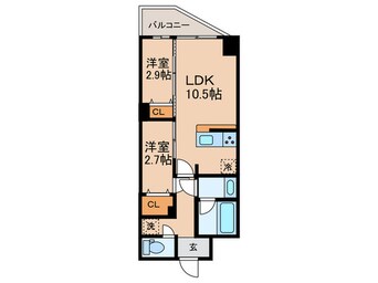 間取図 アルファコート亀戸２