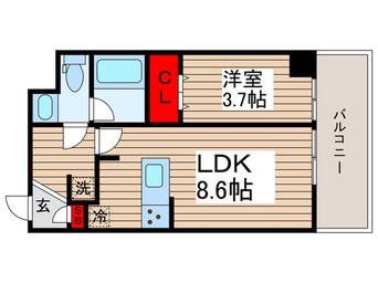 間取図 アルファコート亀戸２