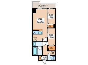 間取図 アルファコート亀戸２