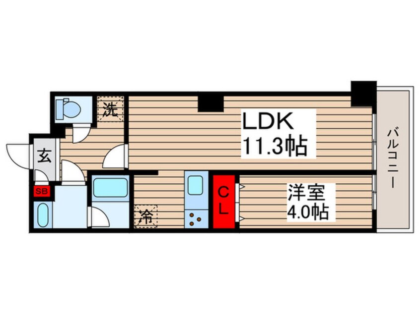 間取図 アルファコート亀戸２