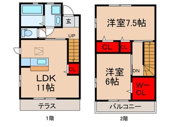 間取図 ヴィラージュA