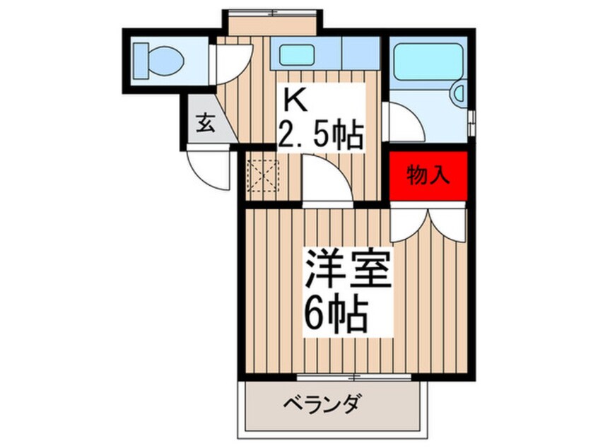 間取図 ドミ－ル南台