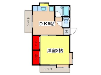 間取図 第二ハウスイトウ