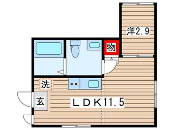 間取図 ラヴィエベール千葉