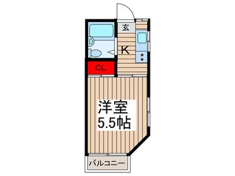 間取図 コウワコーポ