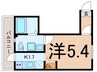 プレミアムコート鶴見 1Rの間取り