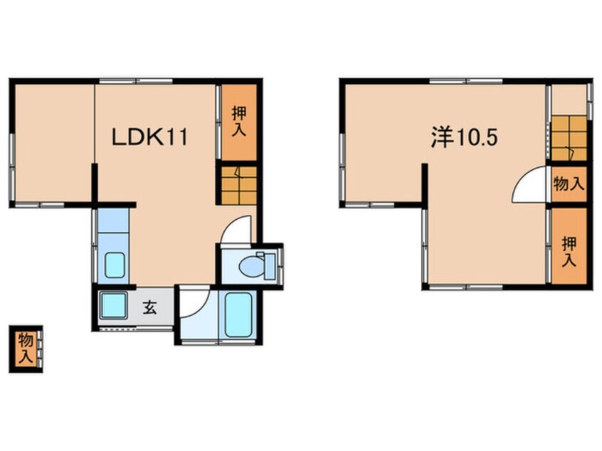 間取図 梶山1丁目戸建