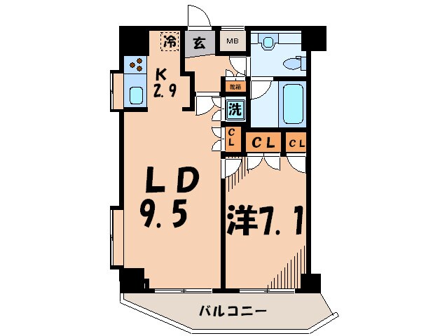 間取り図 スペ－シア池尻大橋