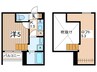 プリマヴェラ 1Kの間取り