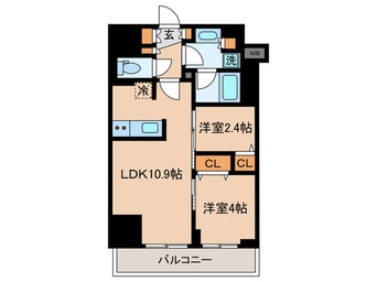 間取図 クレヴィアリグゼ文京後楽園