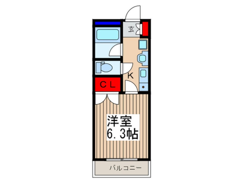 間取図 Ｃａｓａ　Ｃｌｅｙｅｒａ