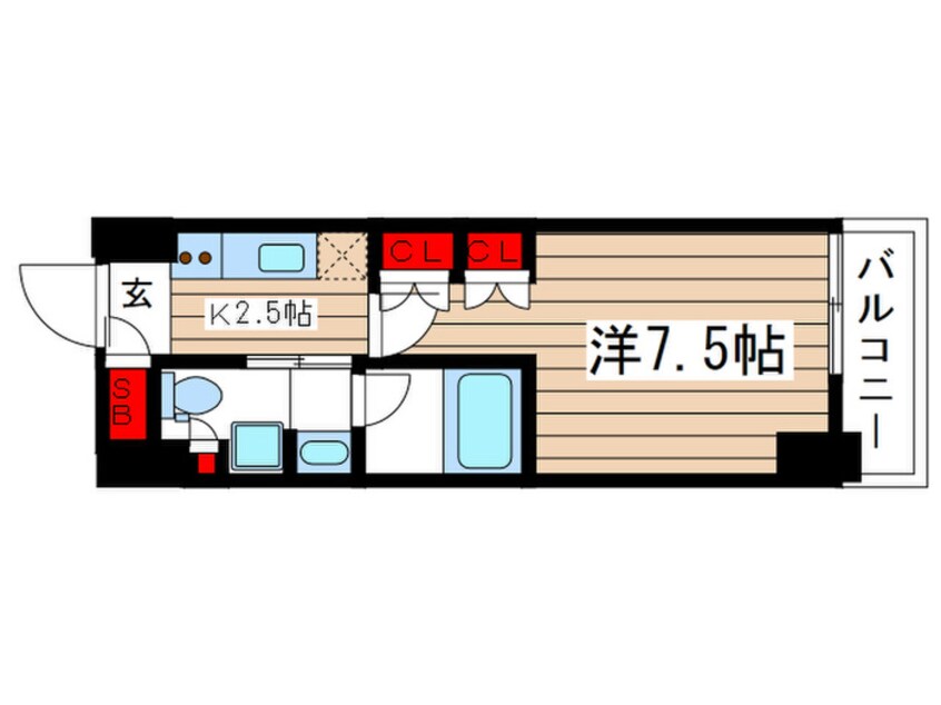 間取図 ザ・パークハビオ新御徒町