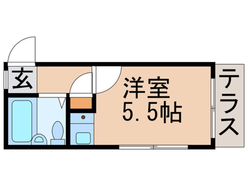 間取図 キティン亀有