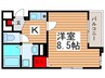 Ｌａ・Ｃｏｕｒ　Ｍ 1Kの間取り