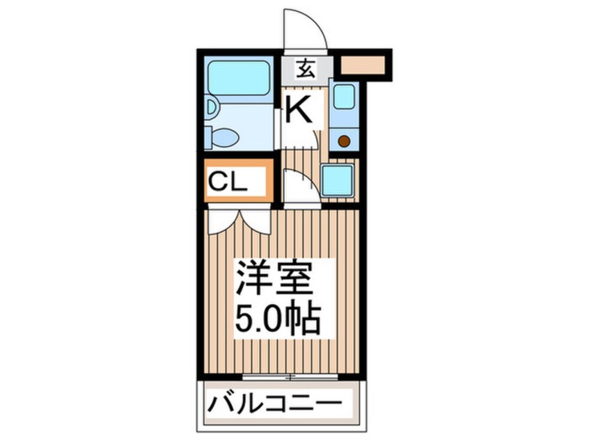 間取図 ﾀﾞｲｱﾊﾟﾚｽつきみ野壱番館(２０３)