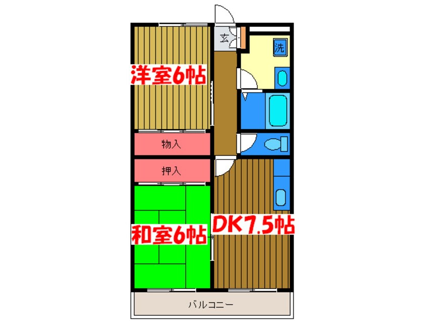 間取図 ビュ－シャトル