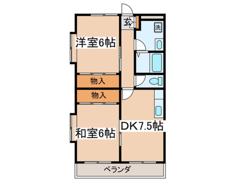 間取図 ビュ－シャトル