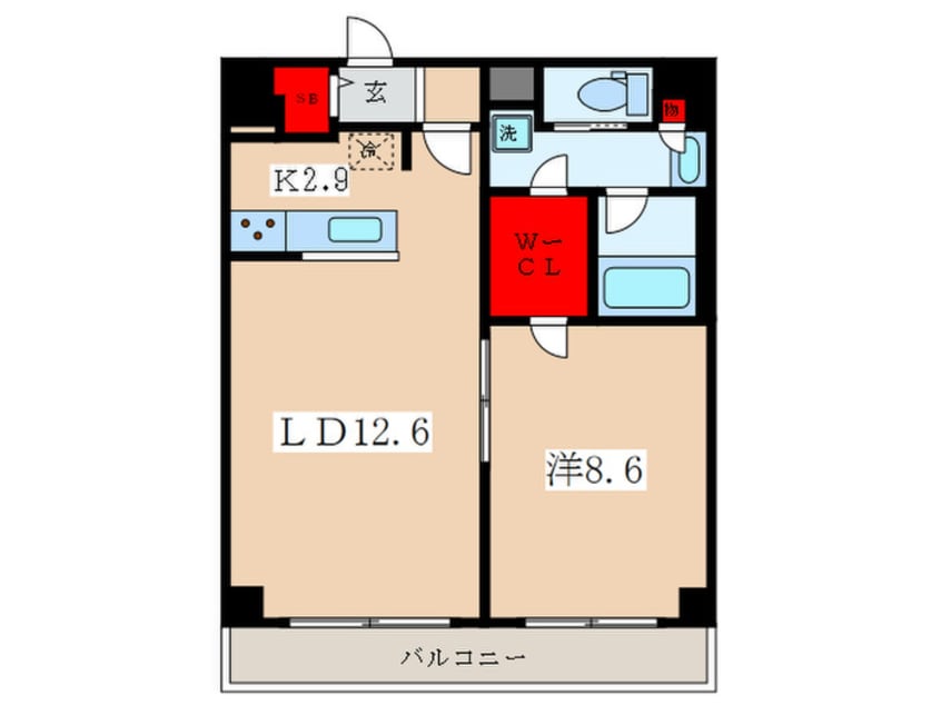 間取図 プライマル板橋本町