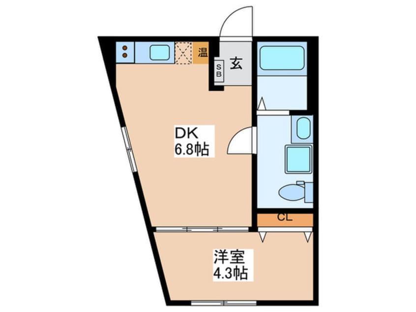 間取図 ラクラス中野弥生町