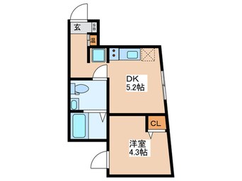 間取図 ラクラス中野弥生町