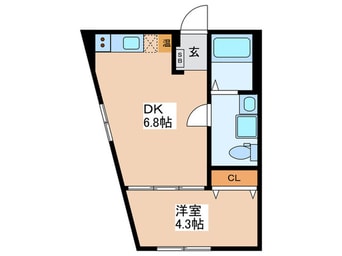 間取図 ラクラス中野弥生町