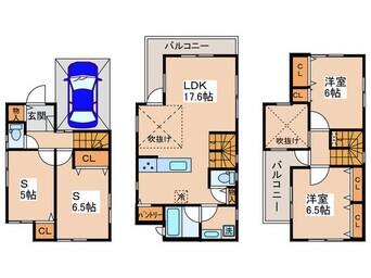 間取図 奥戸2丁目戸建て