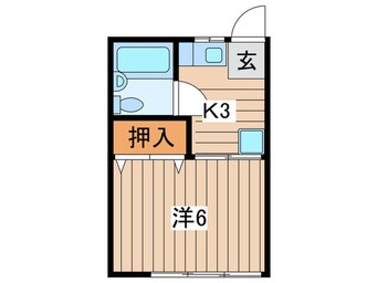 間取図 橘荘五号館