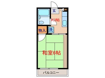 間取図 ドミ－ル平間