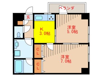 間取図 ロワイヤル大山