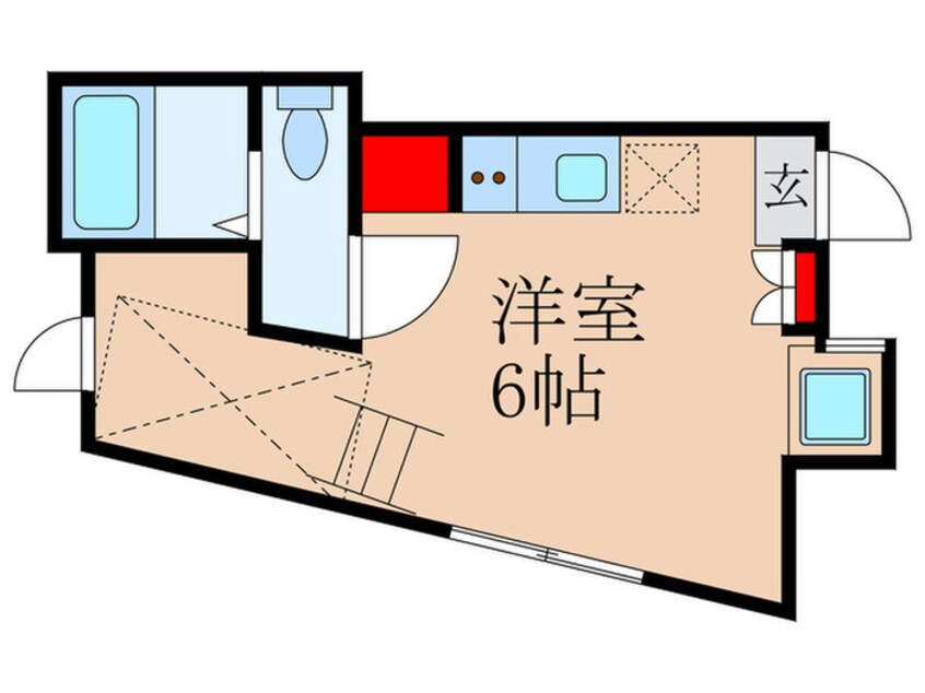 間取図 グランエッグス中野富士見町