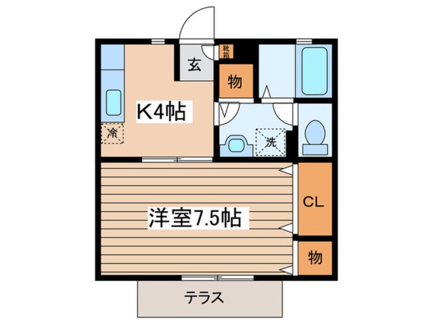 間取図 イサミハイツ