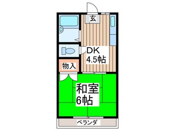 間取図 コーポ　トヨトミ