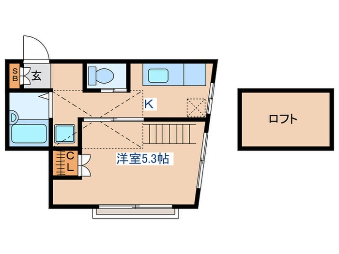 間取り図 コーポ戸澤