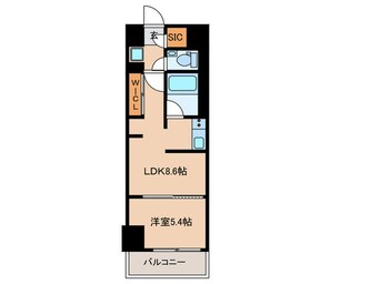 間取図 ｻﾞ･ﾊﾟｰｸﾊﾋﾞｵ神楽坂ﾚｼﾞﾃﾞﾝｽSouth