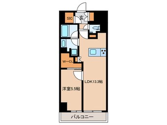 間取図 ｻﾞ･ﾊﾟｰｸﾊﾋﾞｵ神楽坂ﾚｼﾞﾃﾞﾝｽSouth