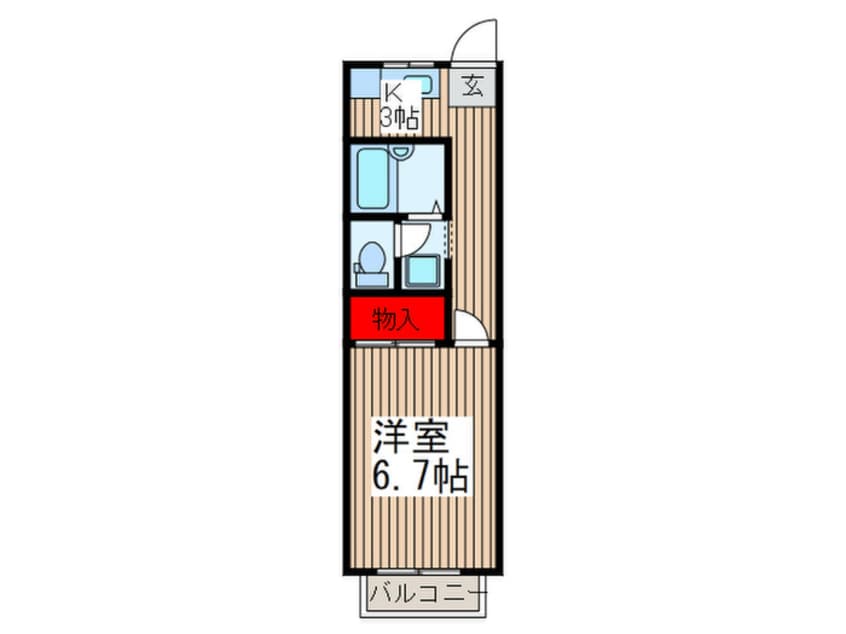 間取図 メゾン武蔵浦和参号館