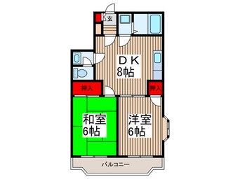 間取図 ハイツニュ-エイト