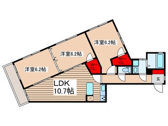 間取図 志幸６９TINONⅢ