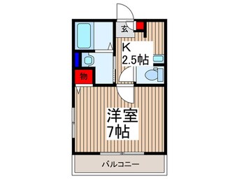 間取図 Fortezza所沢