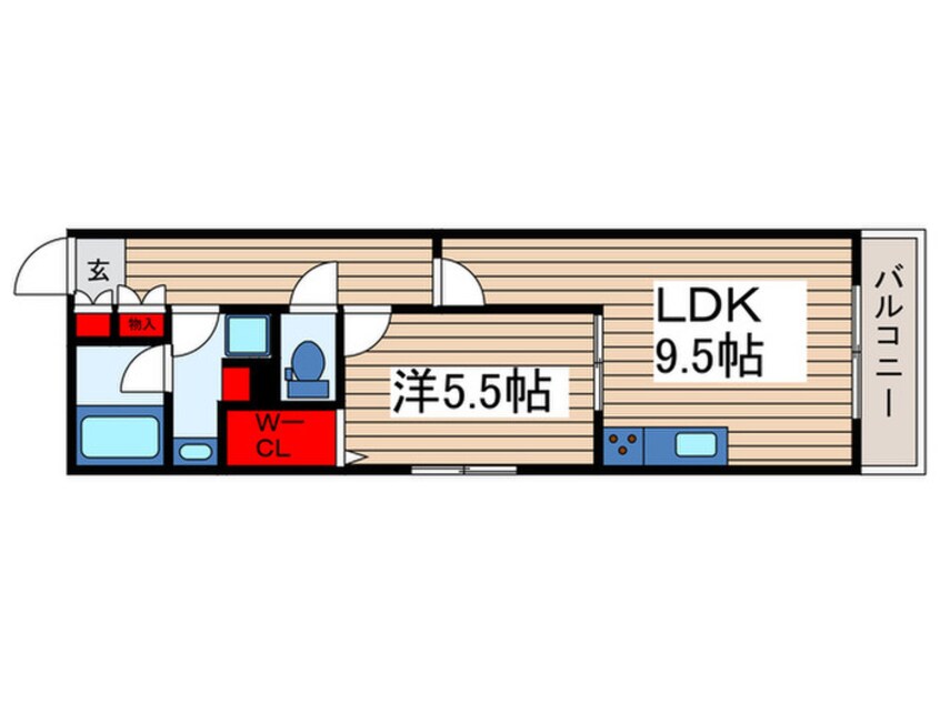 間取図 アセント富士見