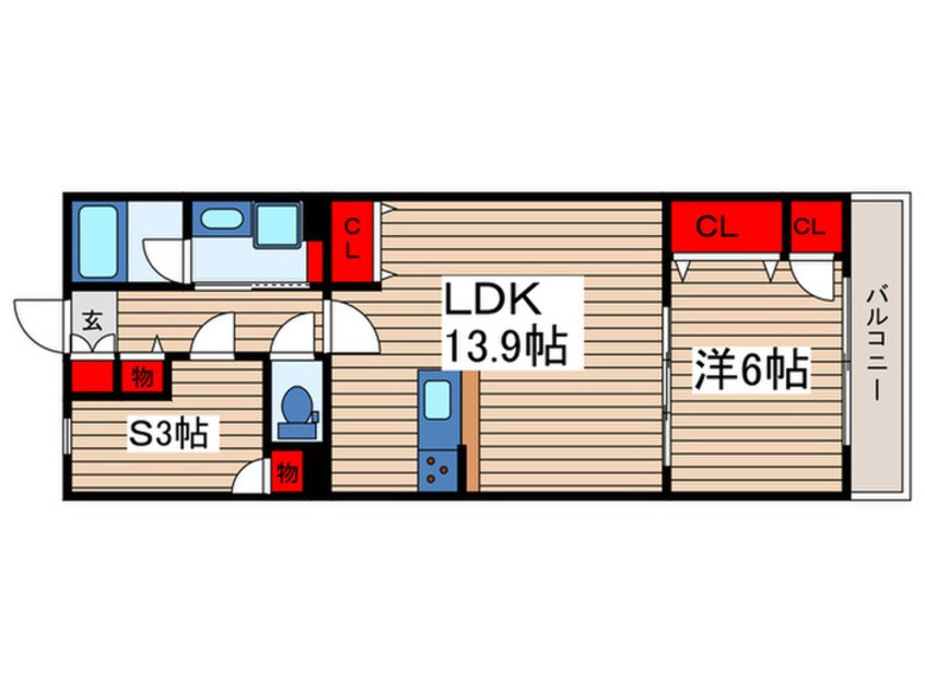 間取図 アセント富士見