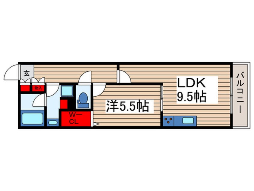 間取図 アセント富士見