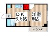 フェリ－ス元町 1DKの間取り